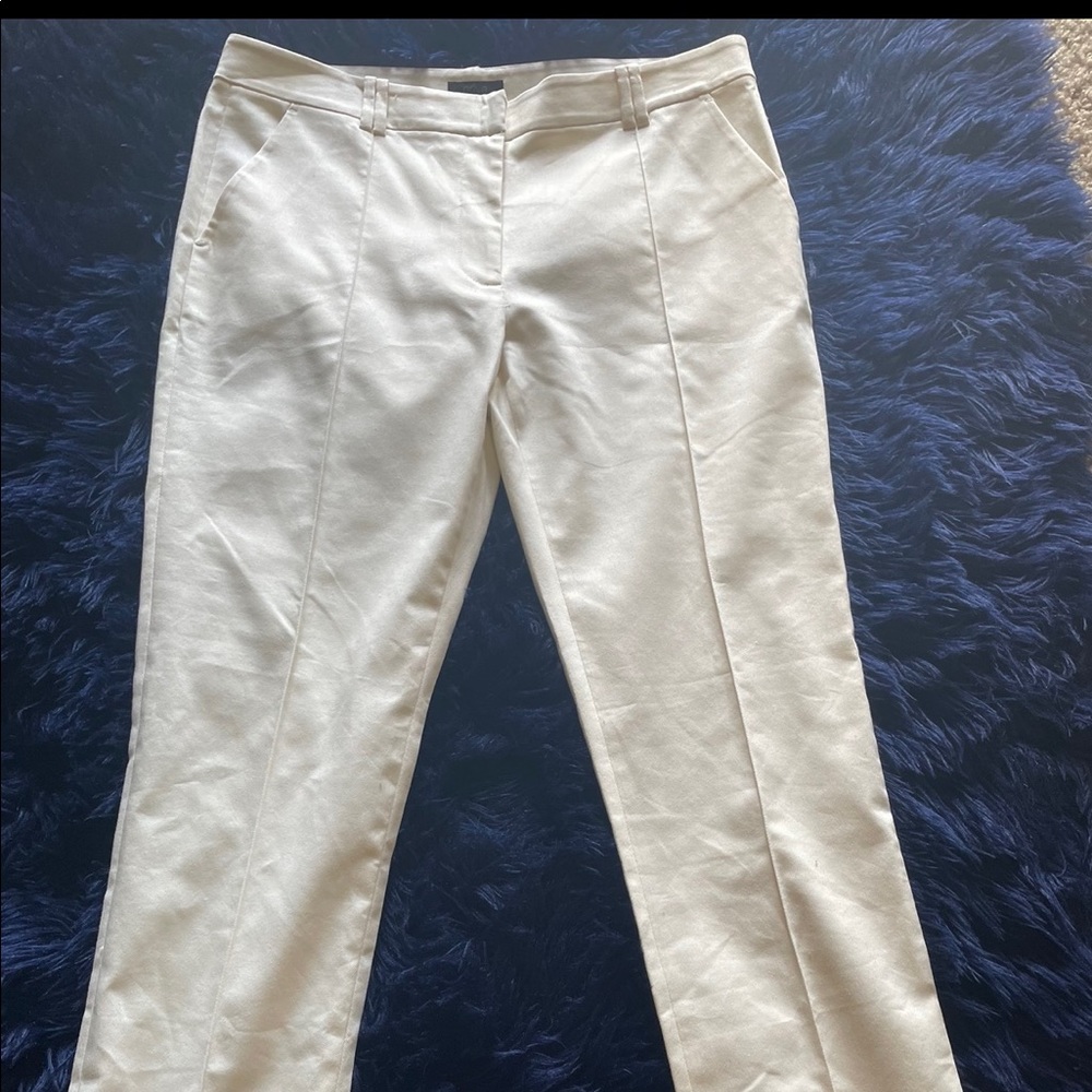 Cropped white Privè pants